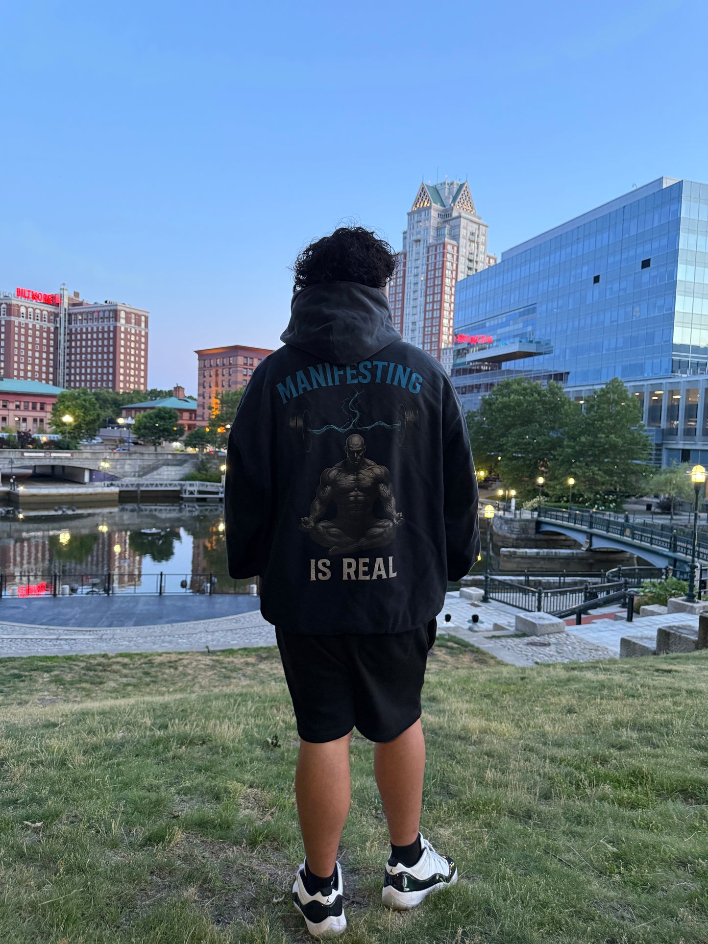 "Manifesting is Real" Heavyweight Oversized Hoodie