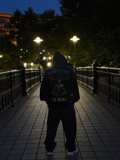 "Manifesting is Real" Heavyweight Oversized Hoodie